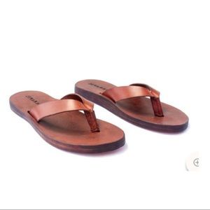 Jivanas Mocha Brown on Mocha Brown Sandals